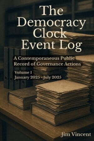 The Democracy Clock Event Log, Volume I