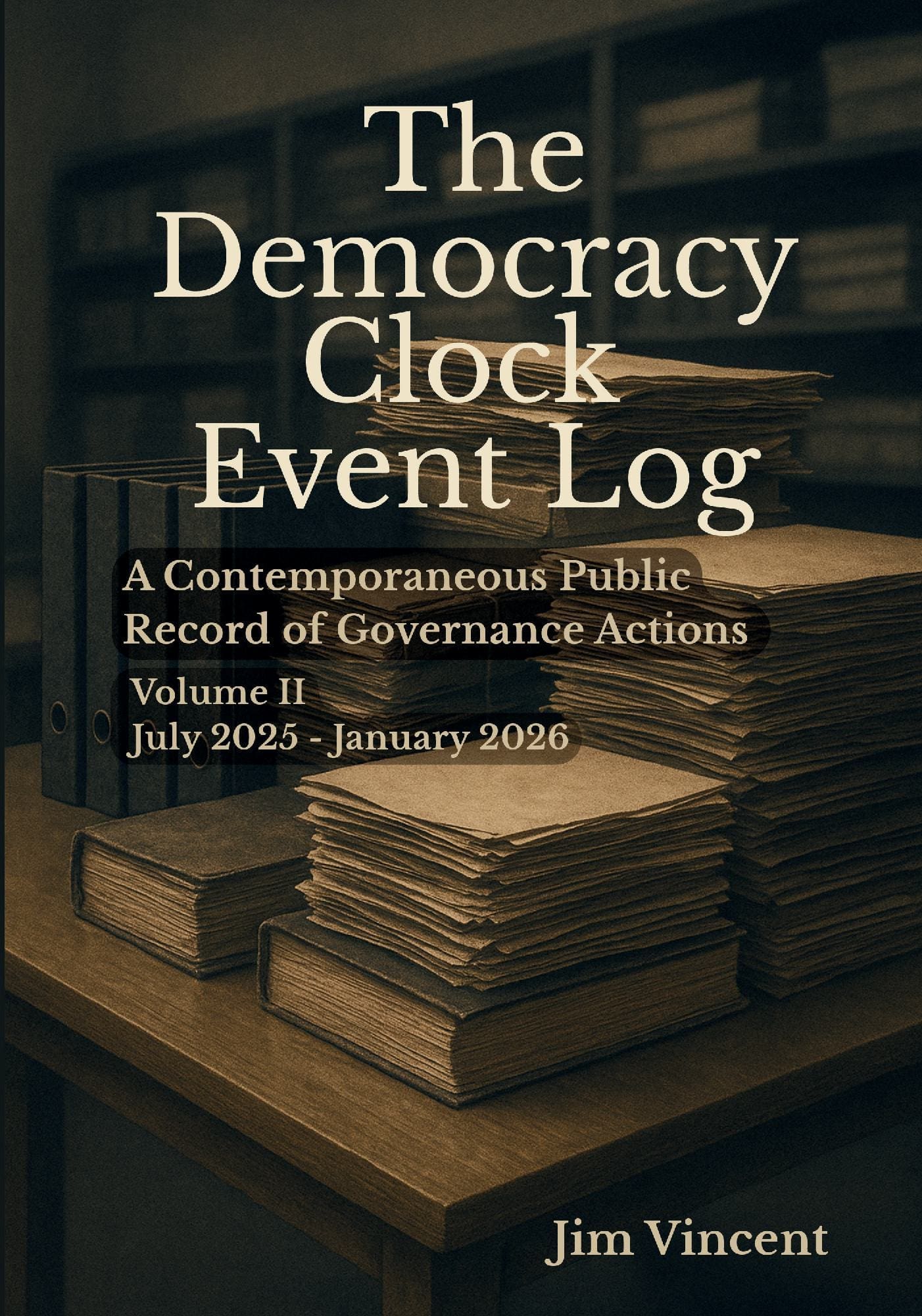 The Democracy Clock Event Log, Volume II